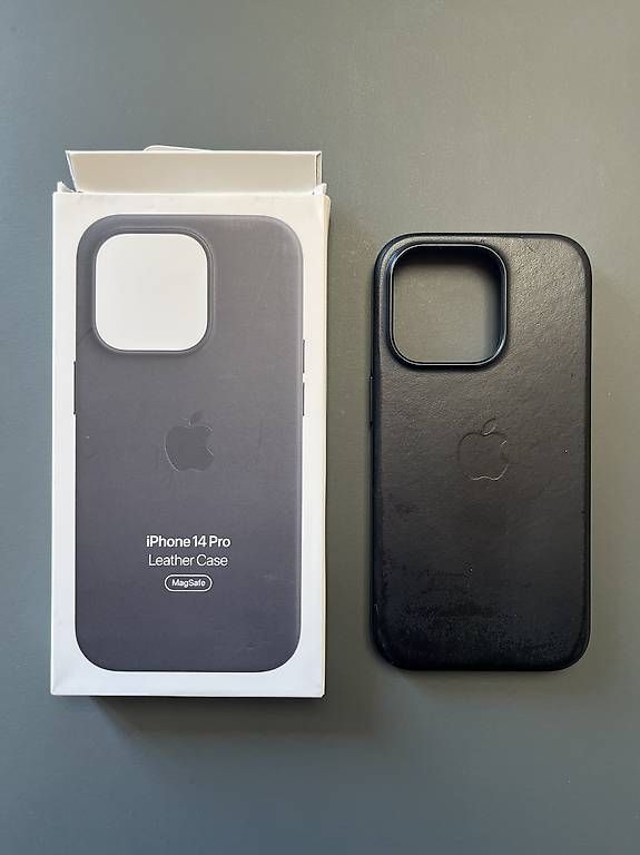 Apple Cover & Protezioni schermo: iPhone 14 Pro Leather Case original Apple Leder Hülle – Usato da Wangen b. Olten venduto da Peter_X