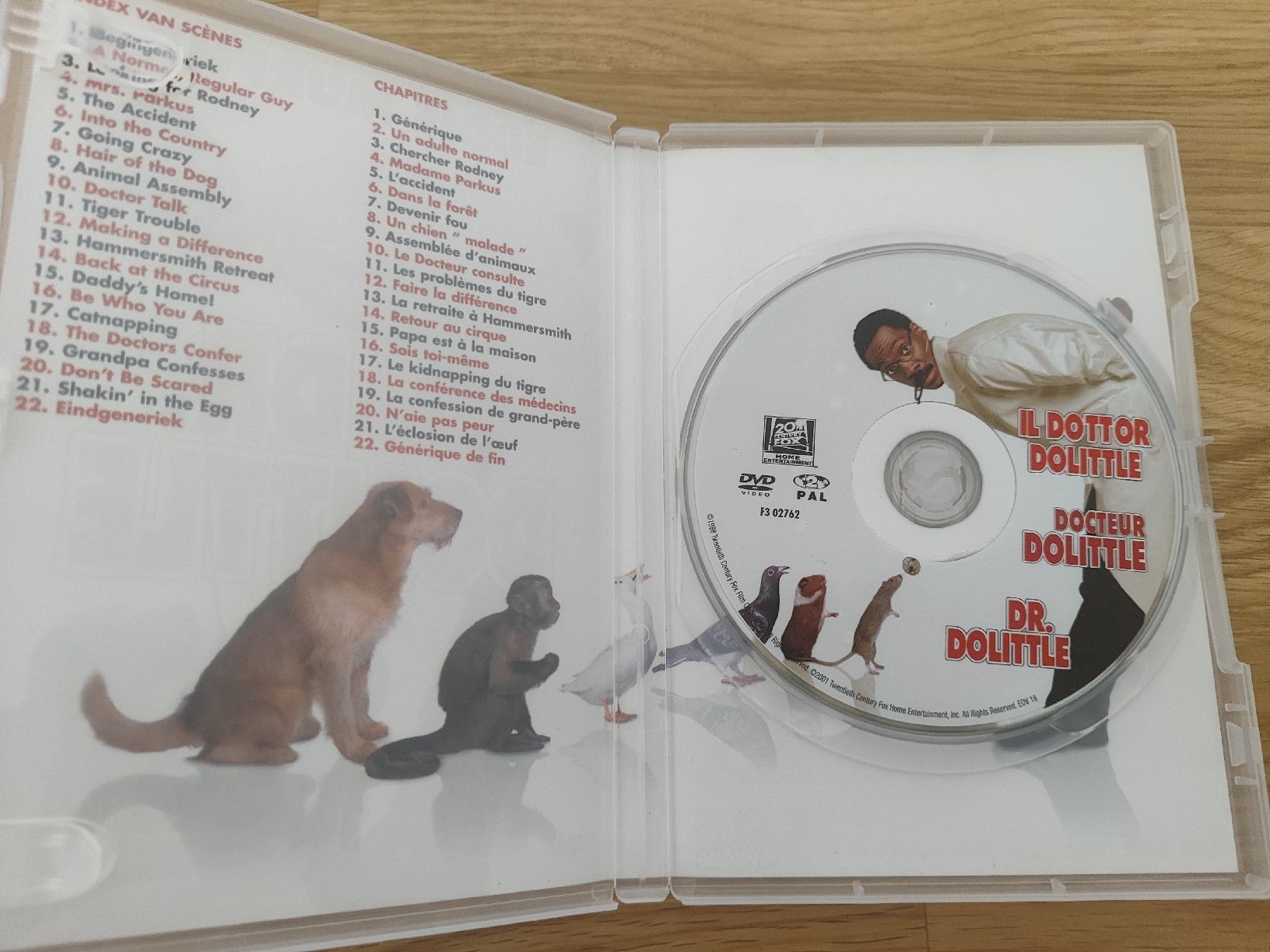 Tutti i DVDs: DVD Dr. Dolittle Eddie Murphy – Usato da Vétroz venduto da mrcl01 1
