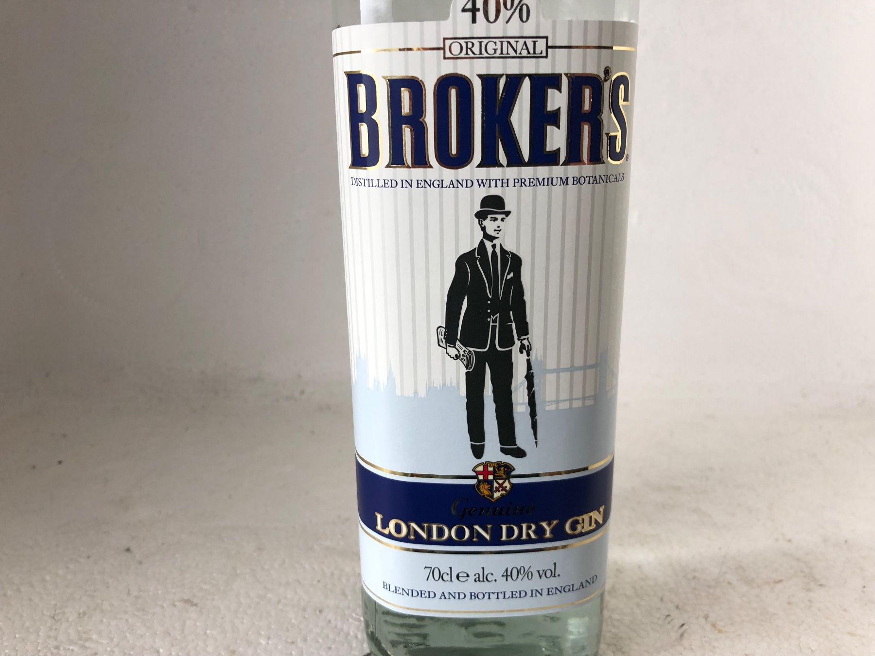 Spiritueux: Broker's London Dry Gin  40% – Neuf avec emballage d'origine à Wöschnau par Vinsale 1