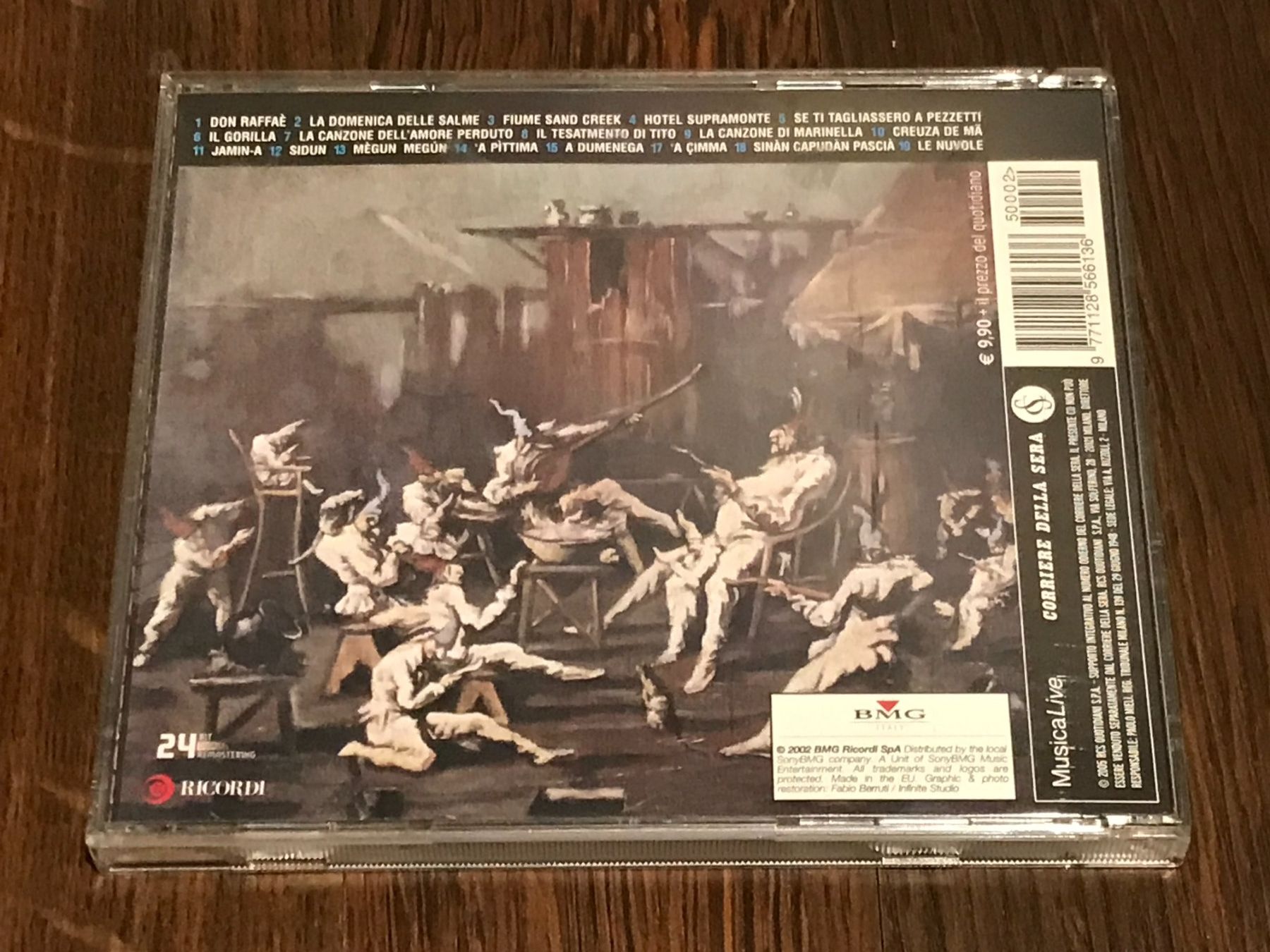 CD: FABRIZIO DE ANDRE - 1991 Concerti - 2CD – Usato da Buchs AG venduto da Archie 2