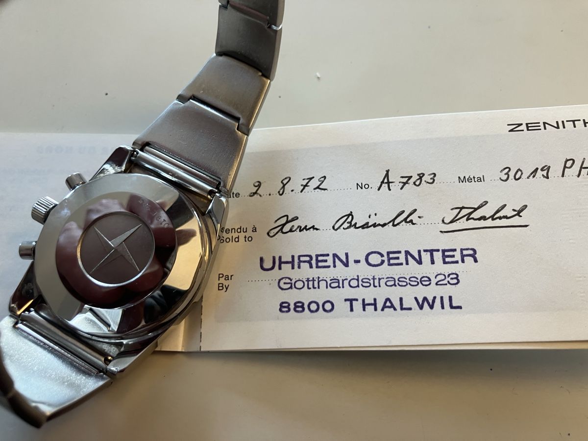 Zenith Montres: Zenit El Primero Referenz: A 783 – D'occasion à Jonen par ursi161066 4