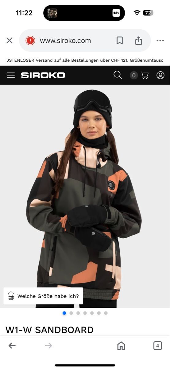 Jacken: Snowboardjacke von siroko NEU – Neu und originalverpackt aus Chur von Paemel 1
