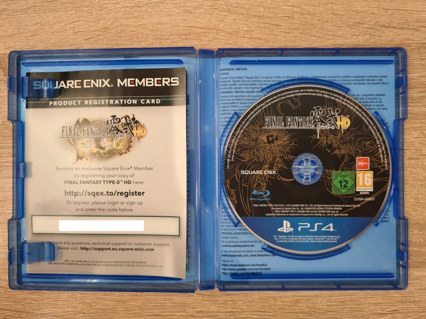 Giochi: Final Fantasy Type-0 HD (Multilanguage) - PS4 – Usato da Carouge GE venduto da Gasco 2