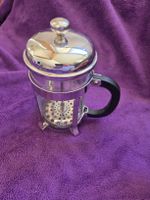 Cafetière à piston Bodum verre métal 6 tasses état neuf
