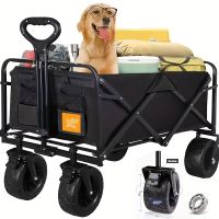 Bollerwagen faltbar 200kg Gartenwagen Strand Campingwagen