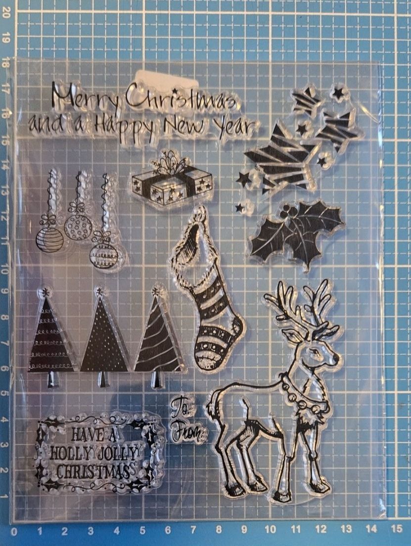 Timbri: Silikonstempel Nr.527, Weihnachten – Nuovo e nell'imballaggio originale da Gretzenbach venduto da Fliegepilz56 1