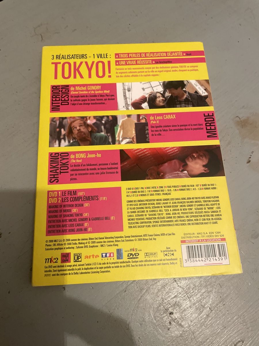 Tous les DVDs: DVD Tokyo  – D'occasion à moudon par faucheur2 1