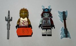 2 Stück LEGO Ninjago Minifiguren: Samurai Eis, Jay.
