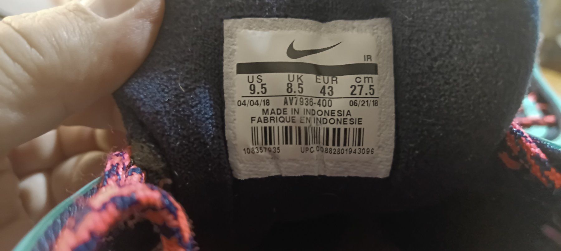 Nike Herrenschuhe: NIKE AIR PLUS 97 MODEL AV7936-400 – Gebraucht aus Embrach von nau_bj7j 1