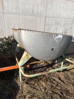 Chromstahl Wasserbecken mit Ständer ohne Gitterdeckel