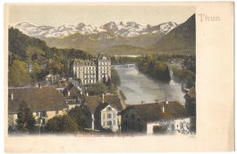 Thun Thunerhof und Alpen