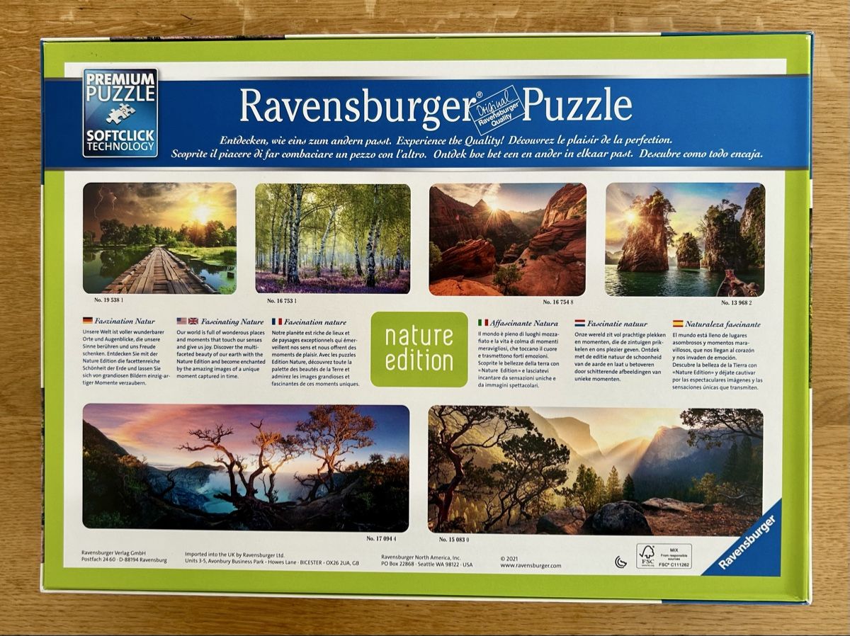 Ravensburger Puzzles: Ravensburger, 1000 Teile, Birkenwald, vollständig  – Neu (gemäss Beschreibung) aus Bühler von Schluempfli01 1