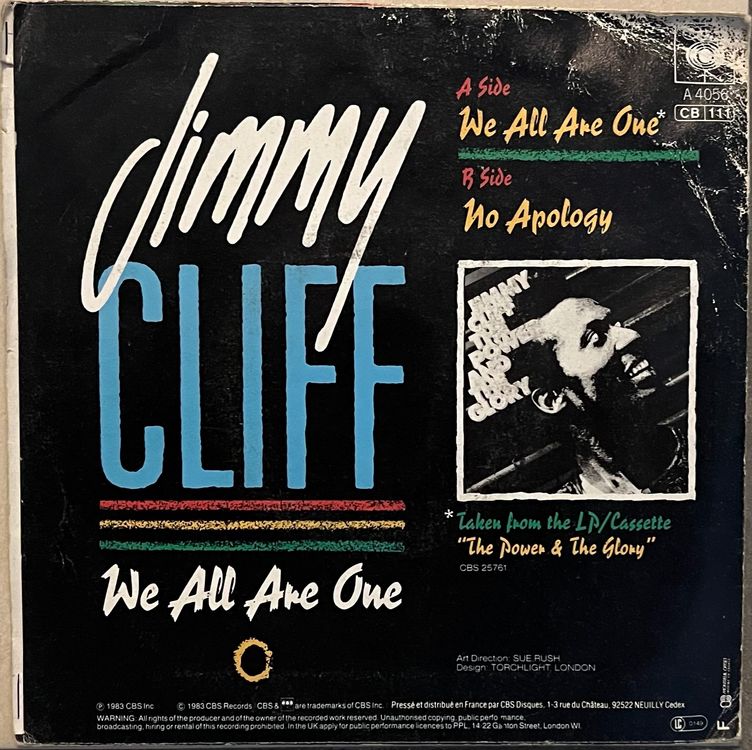 Jimmy cliff we all are one kaufen auf ricardo