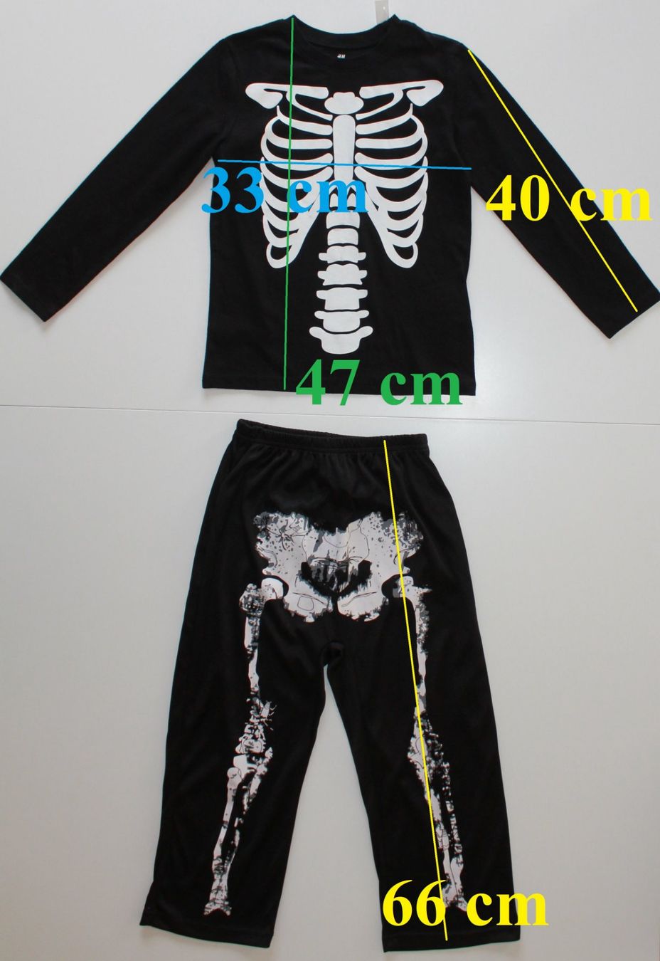 Costumi: Costume squelette / Skelett t. 110 - 116 – Usato da Peseux venduto da CoolShoping 2