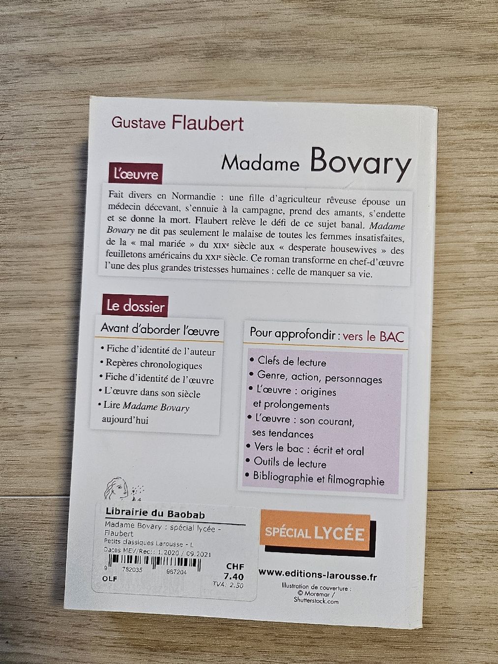 Libri: Madame Bovary - Gustave Flaubert - Spécial Lycée – Usato da La Joux FR venduto da car_ck96 3