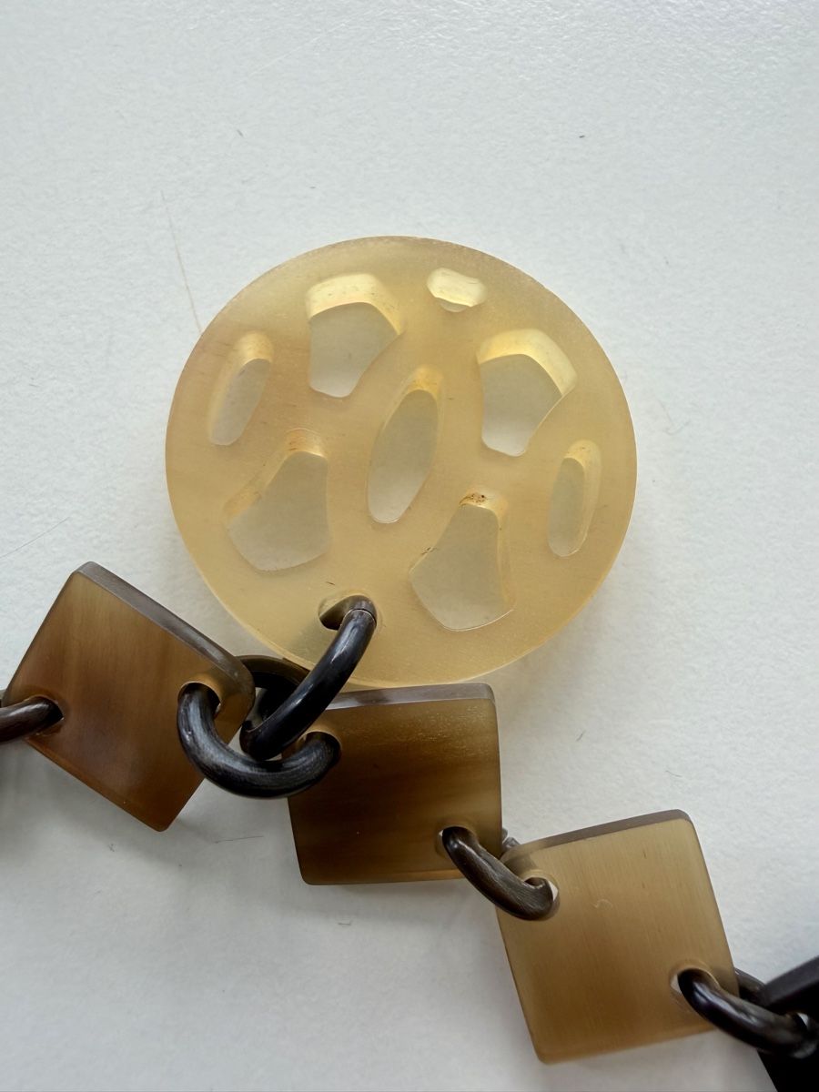 Hermès Catenine: Hermès Halskette aus Horn – Usato da Biel/Bienne venduto da karin.fleischer 4