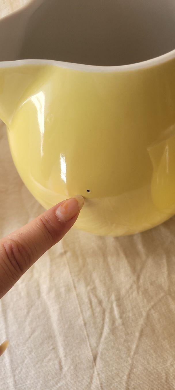 Rössler Karaffen: Pots Rössler vintage jaune - 2 pièces – Gebraucht aus Vevey von lba_dd82 2