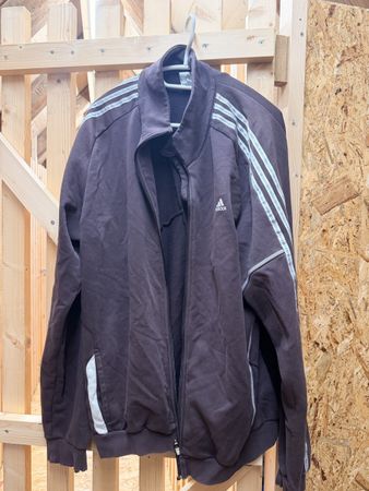 Adidas Trainingsjacke dunkelbraun Grösse XL guter Zustand