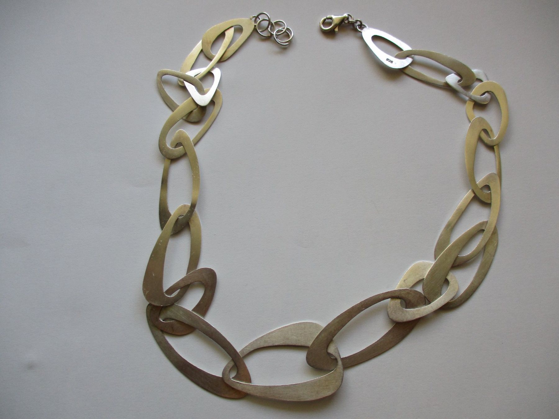 Catenine: Collier chaîne argent massif 925, design moderne – Usato da La Sarraz venduto da vic_v6kz