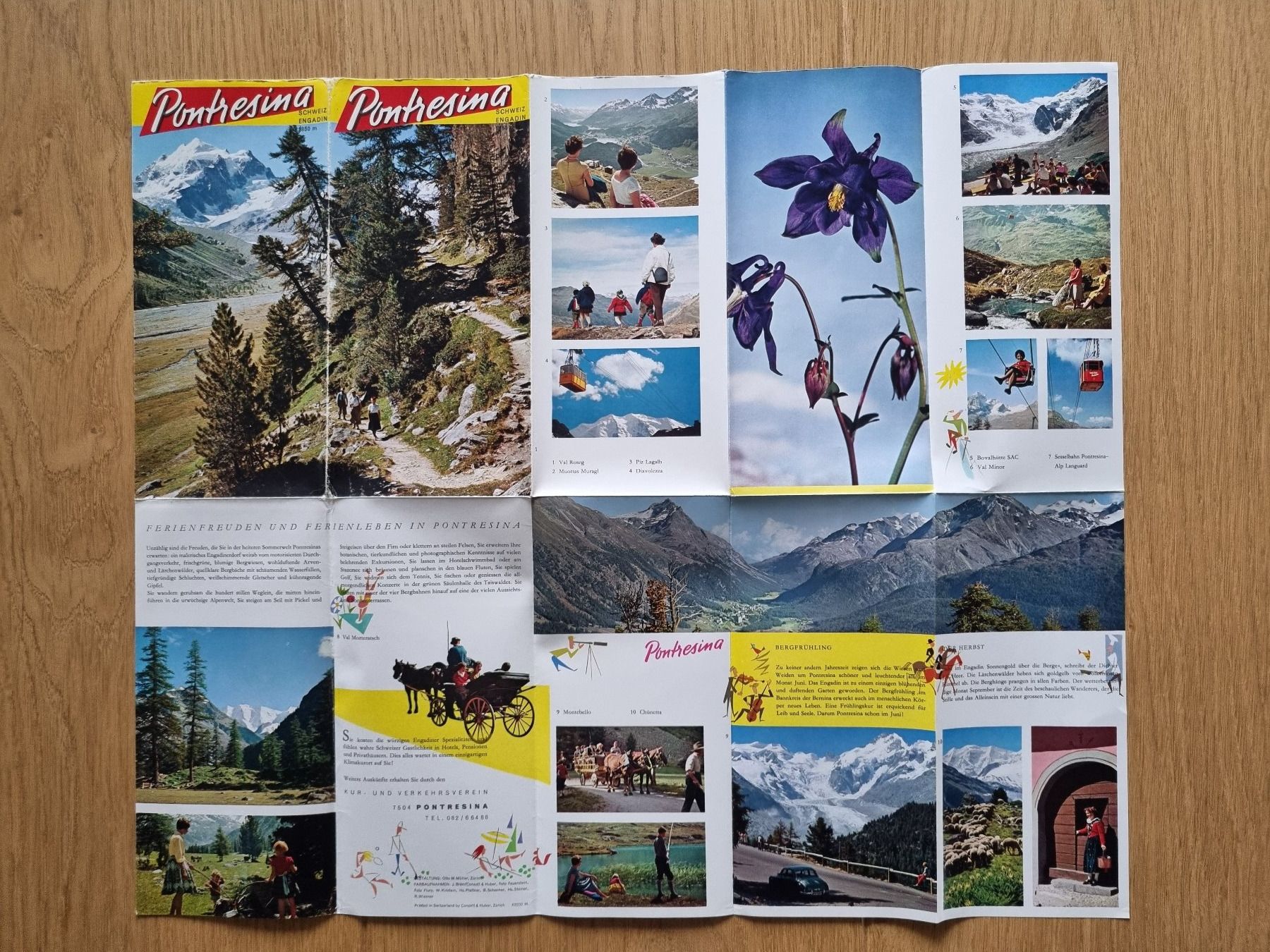 Documenti: Werbeprospekt Pontresina von 1969 – Usato da Bözberg venduto da heinz-d 3