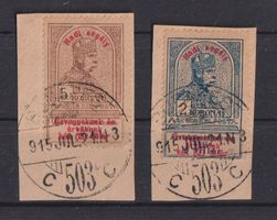 Ungarn 1914; 2 Werte Kriegshilfe geprüft