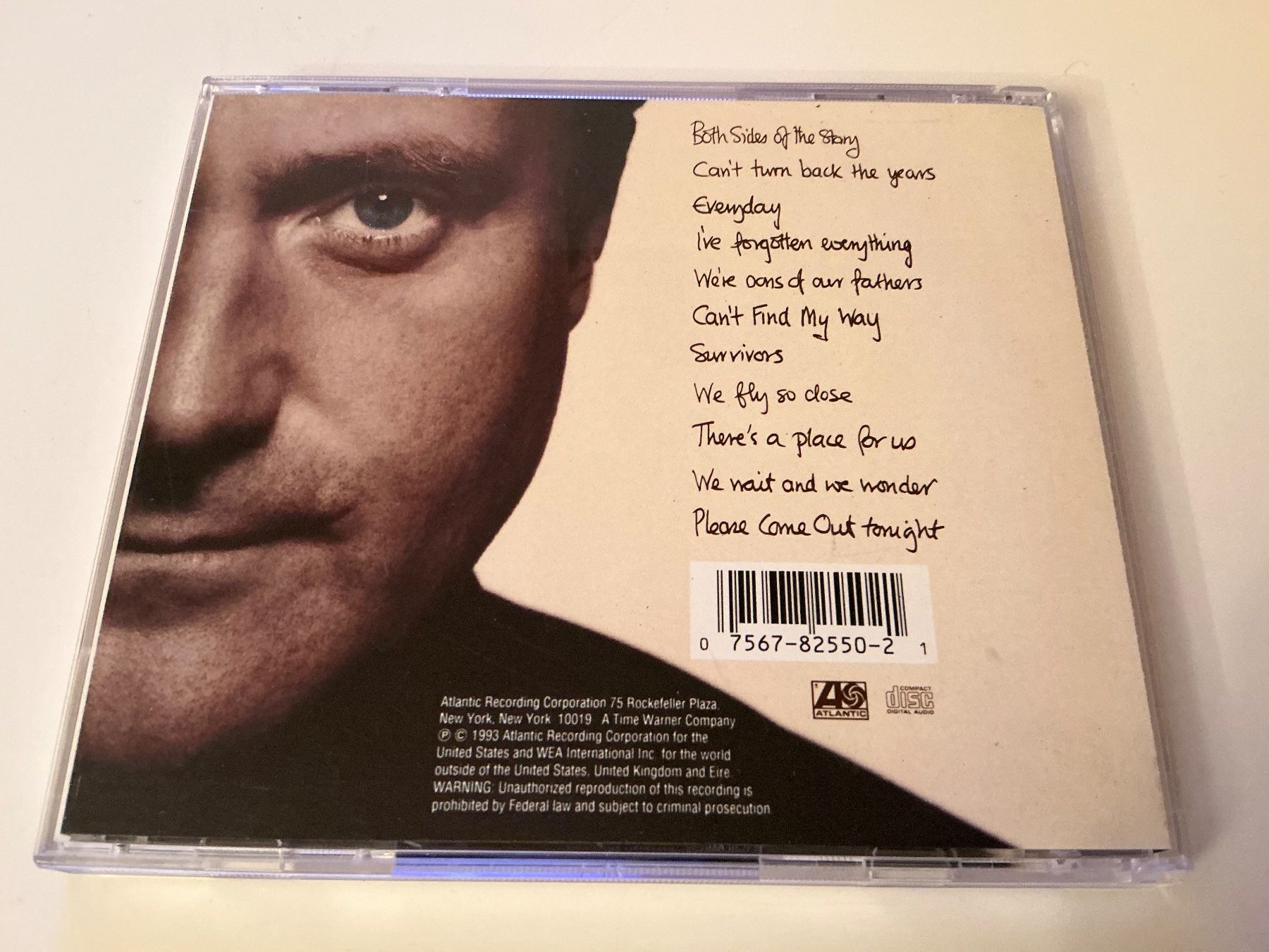 CD: Phil Collins / Both Sides / 1993 – Usato da Dübendorf venduto da Shreck 1