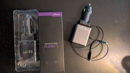 LISEN B104 Auto Ladegerät mit Kabel Schwarz Neu OVP