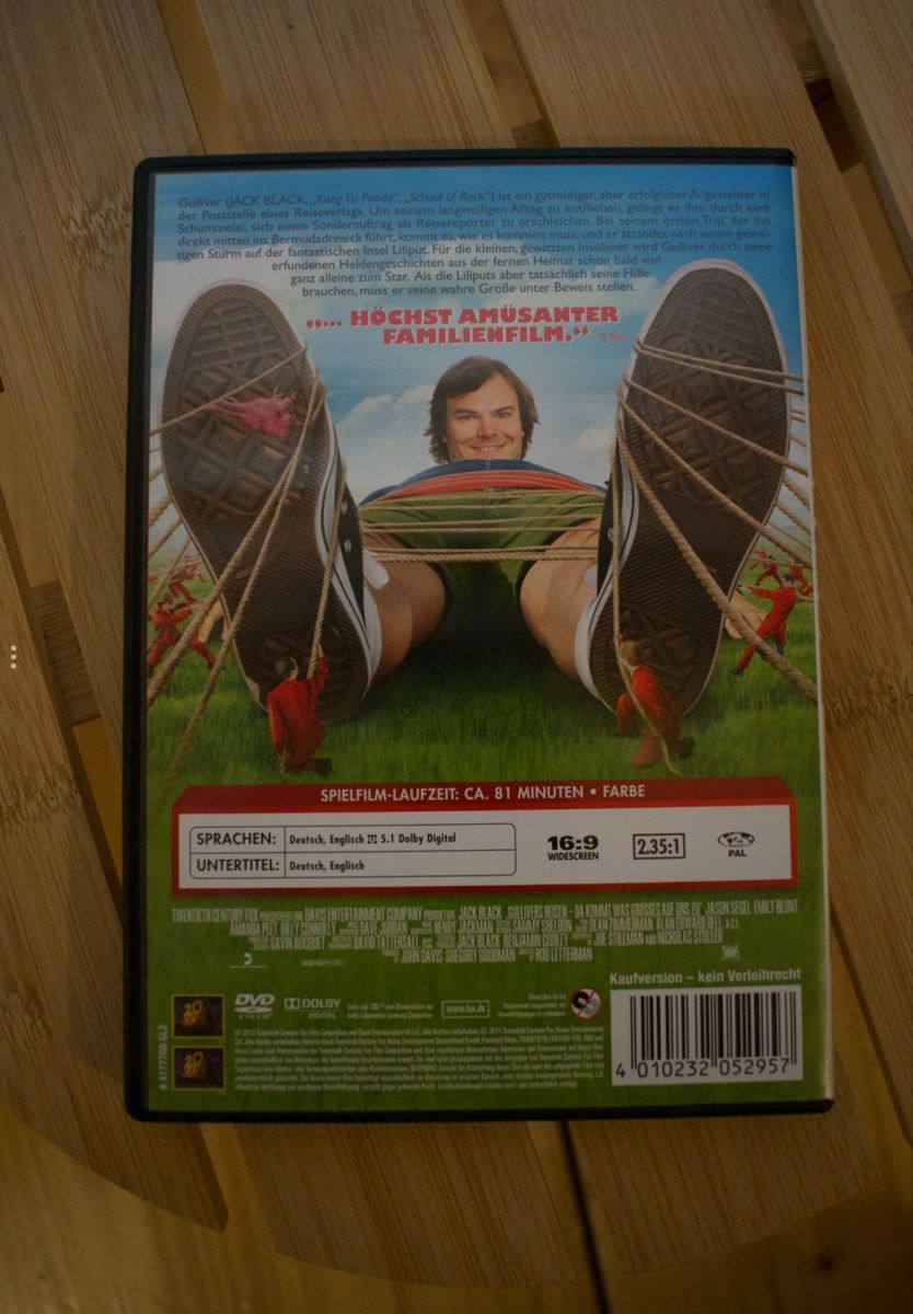 Alle DVDs: DVD Gullivers Reisen, Jack Black – Gebraucht aus Eschikofen von anj_98vh 1
