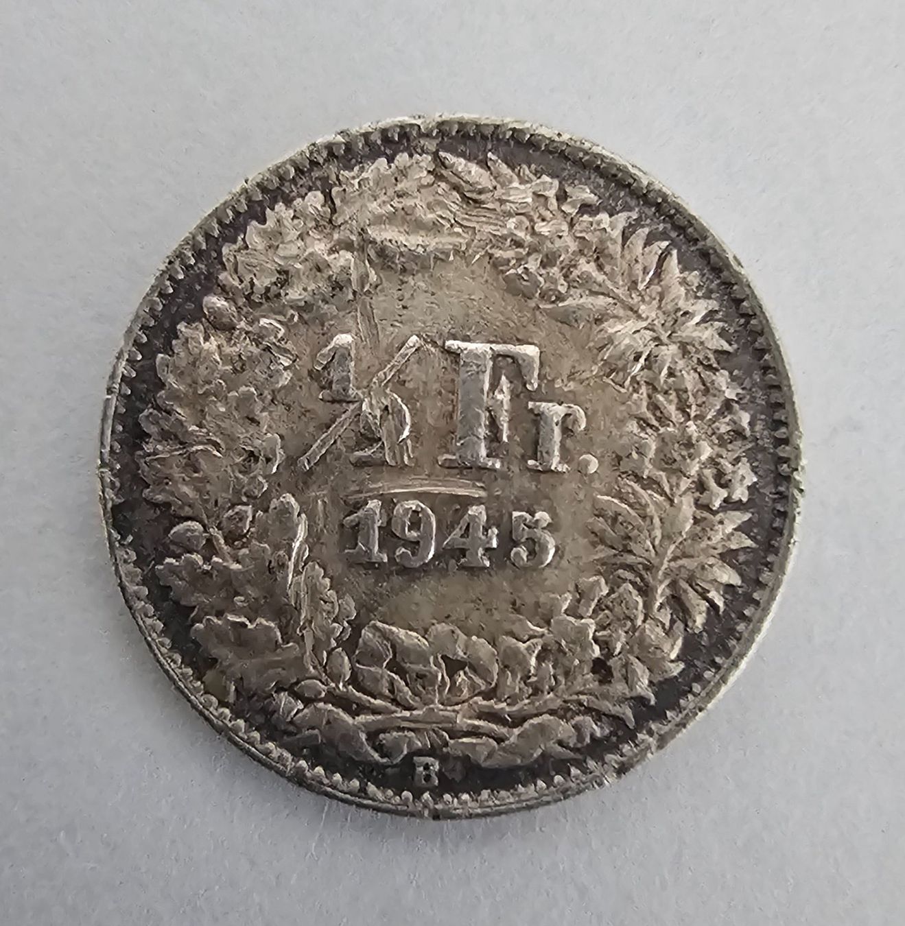 Tutti le monete: 1 Pièce 50 CTS 1945 – Usato da Cortaillod venduto da Titus130
