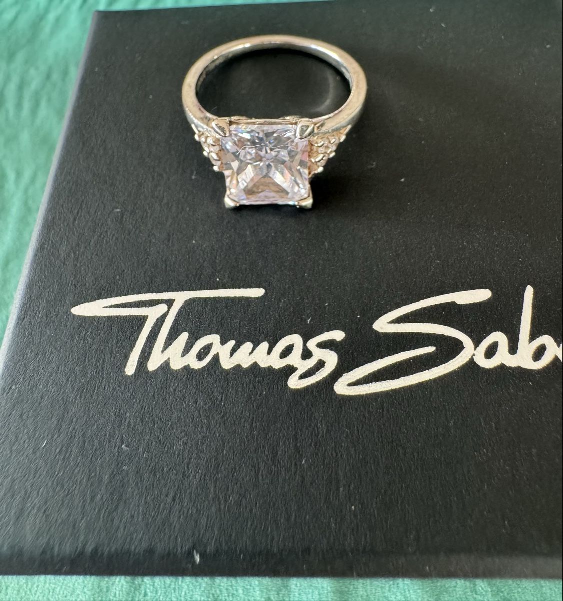 Thomas Sabo Anelli: Thomas Sabo Ring, Silber 925, Zirkonia, Grösse 54 – Nuovo (secondo la descrizione) da Stetten AG venduto da cbrenda 4