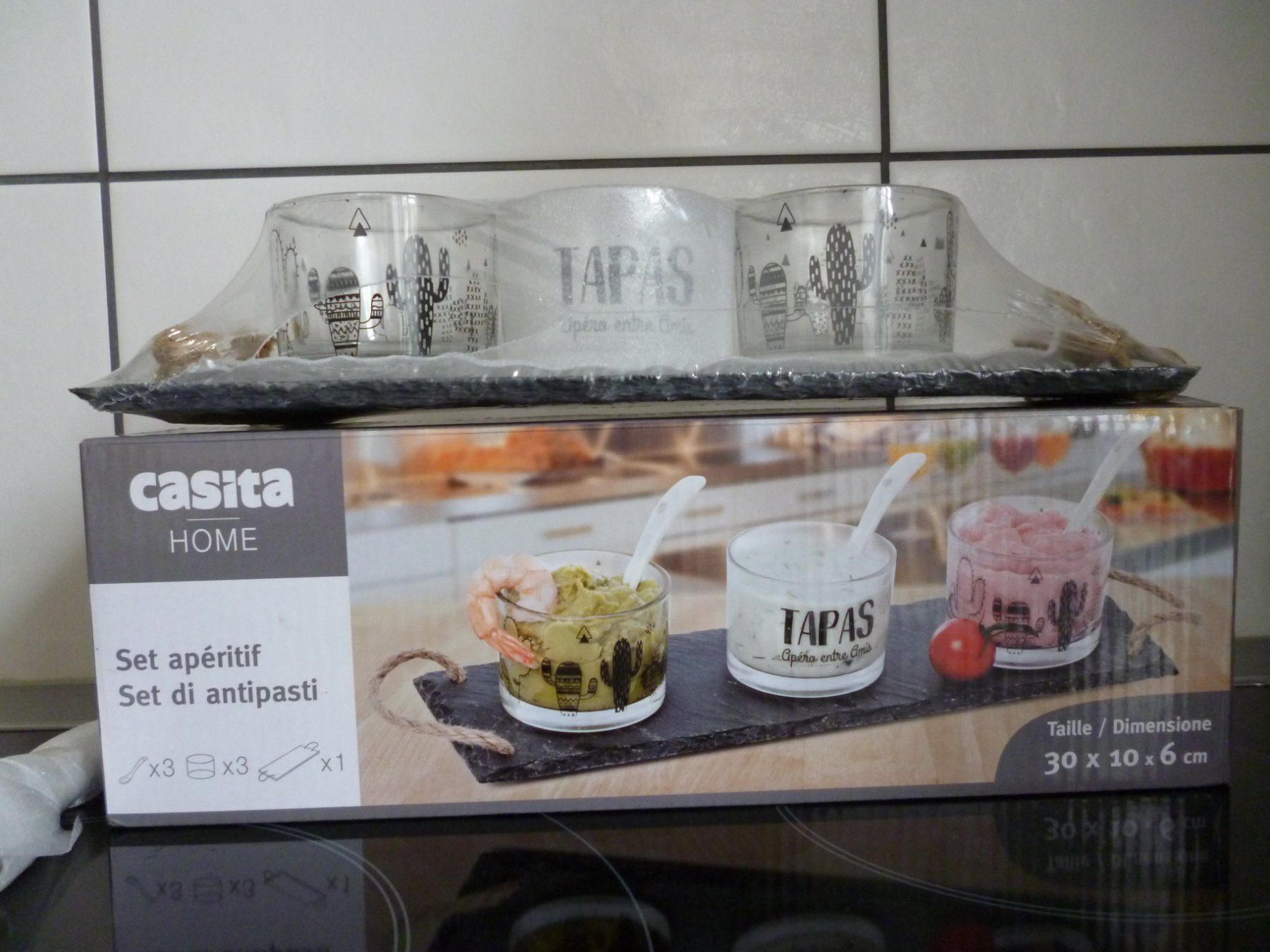 Set di piatti: Apéritif- / Tapas- Set neu / neuf – Nuovo e nell'imballaggio originale da Lully FR venduto da sab14 4