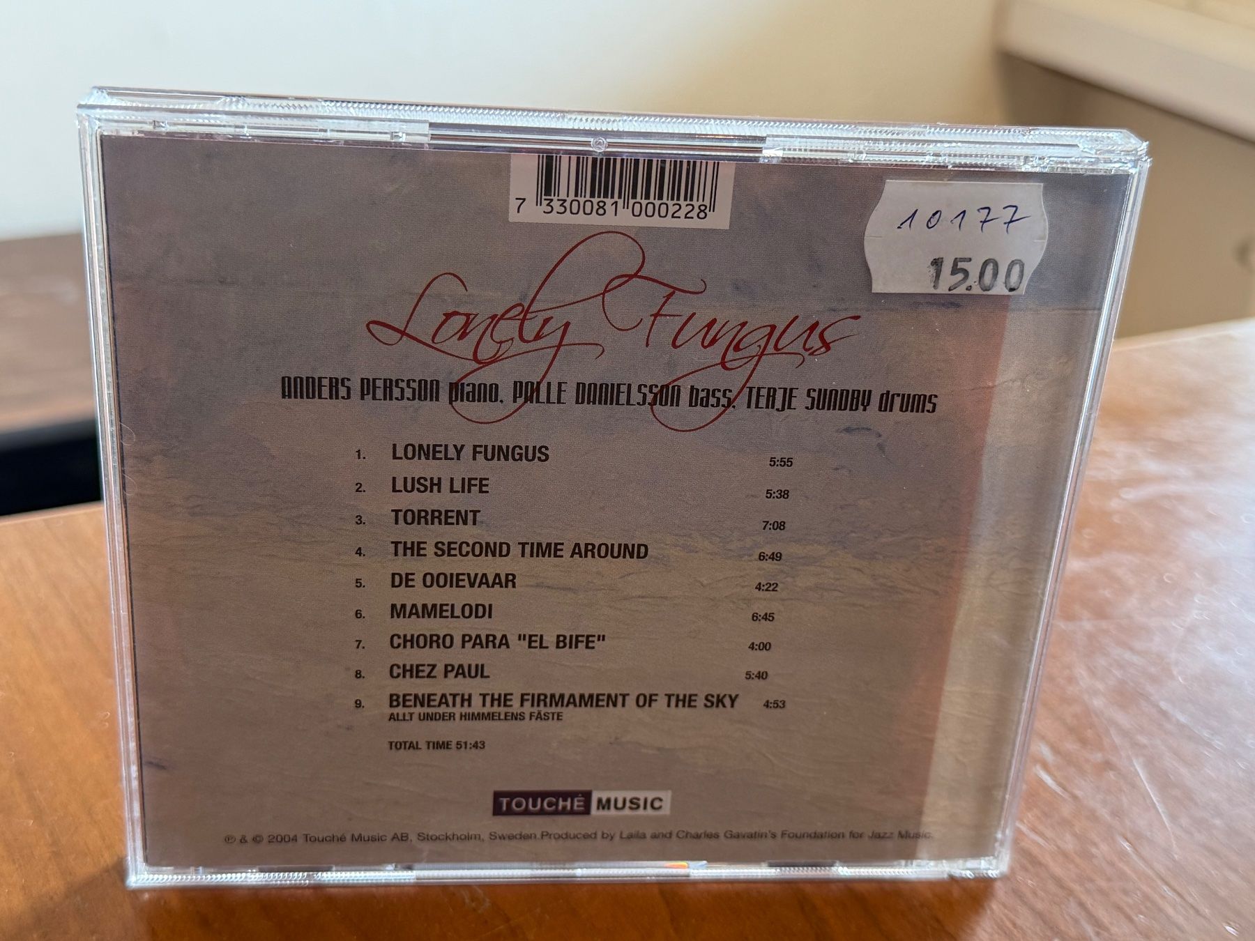 CD: Anders Persson - Lonely Fungus - KA02AS – Usato da Küsnacht ZH venduto da JazzRecords 1