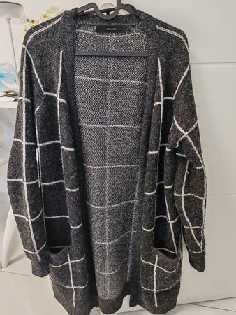 Vero Moda Cardigan schwarz kariert Grösse S gebraucht