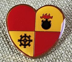 B742 - Pin Gemeinde Ittigen Herz Schweiz