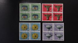 Vollstempel PORT 4er Blockserie SBK B162 - B165   1974  164