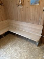 Eckbank aus Holz massiv hell guter Zustand Gebraucht