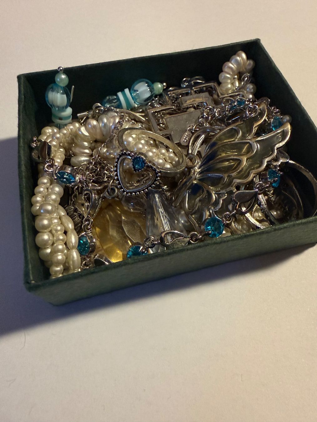 Sonstiger Schmuck: Modeschmuck-Konvolut, silber (20) – Gebraucht aus Dachsen von Lor_sch