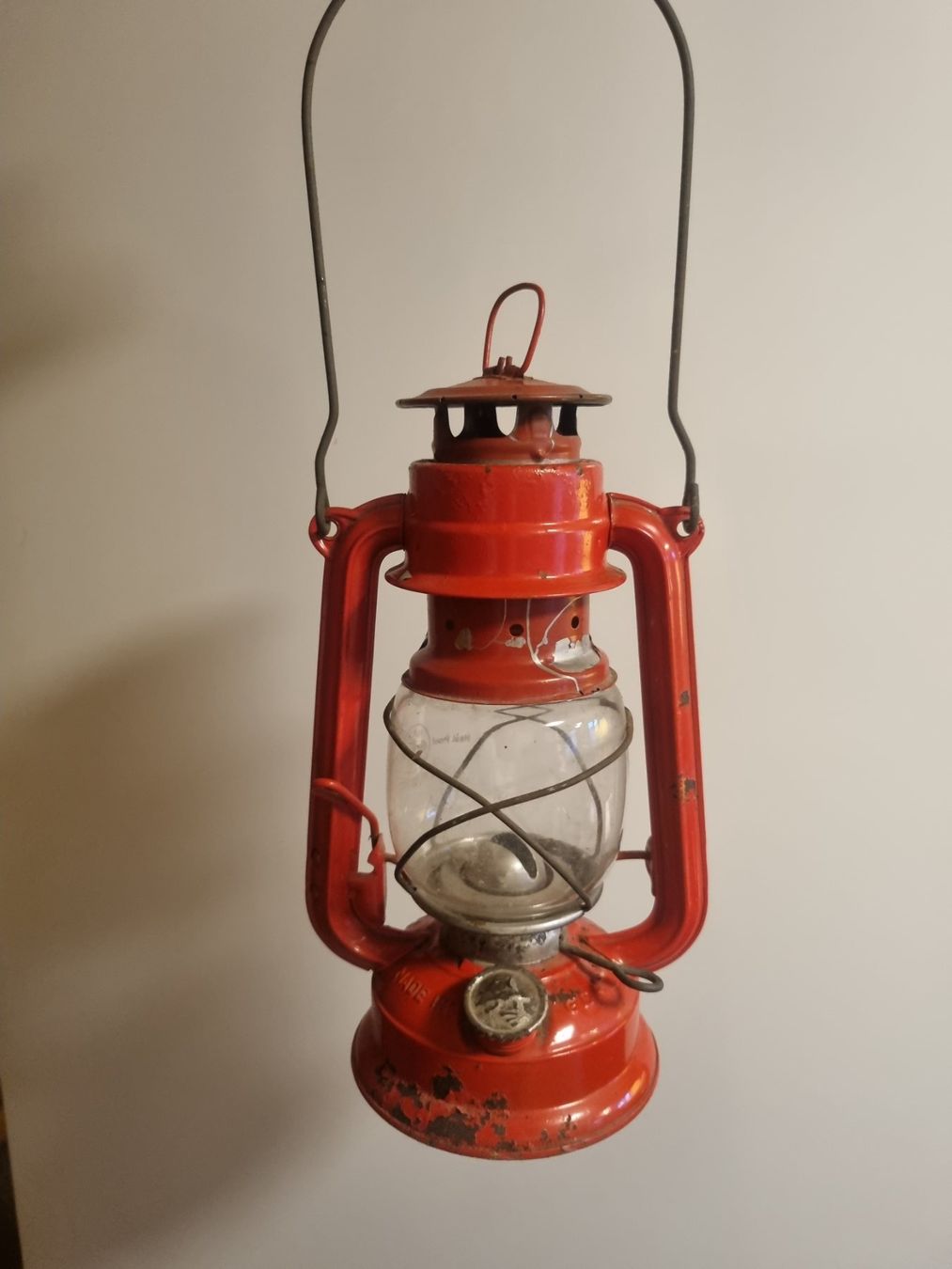 Lampade: Petroleumlaterne BAT DDR, rot – Difettoso da Scharnachtal venduto da devin03