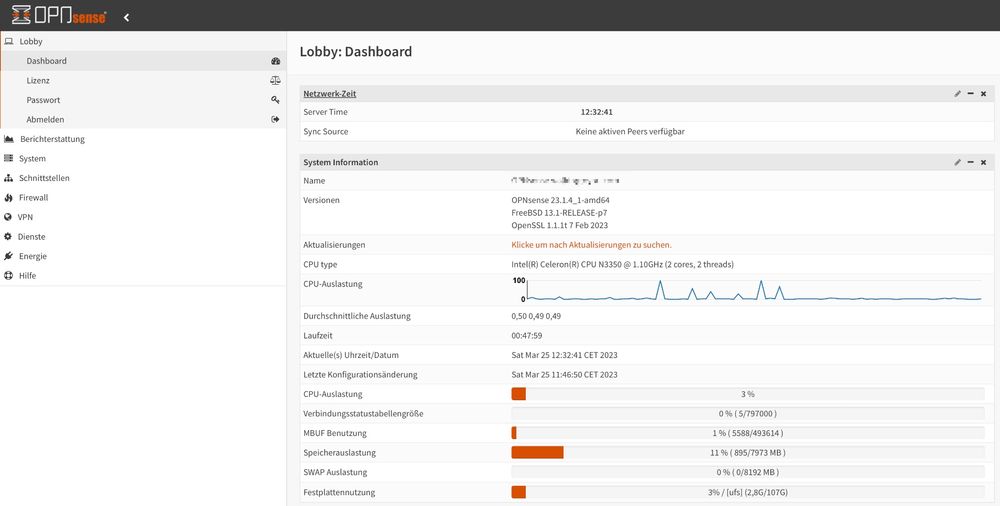 Hardware Firewall mit OPNsense 23 und 6x 1G Ports Kaufen auf Ricardo