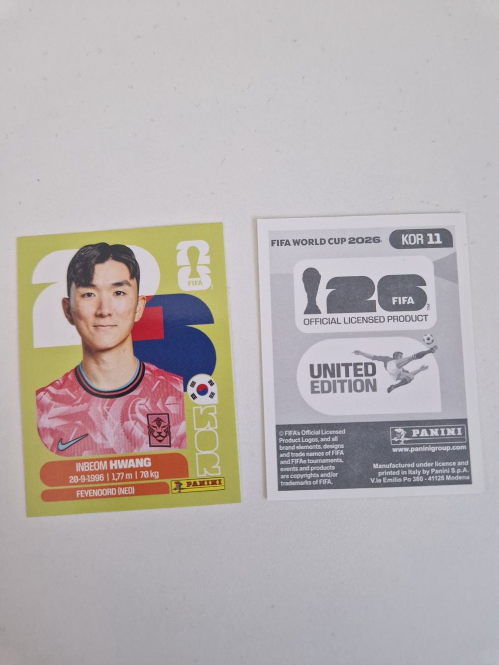 Panini Cartes à collectionner: Panini Sticker KOR11 – Neuf (Voir description) à Stüsslingen par white_angel86