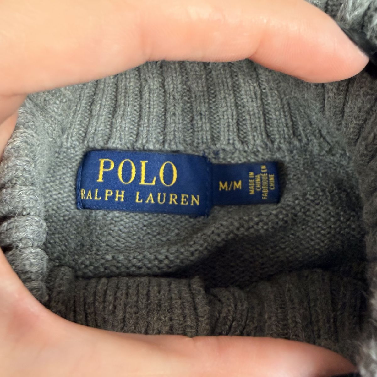 Polo Ralph Lauren Maglioni & Felpe: Pull en Maille Polo Ralph Lauren gris - Taille M – Nuovo (secondo la descrizione) da Neuchâtel venduto da aliceguins 3