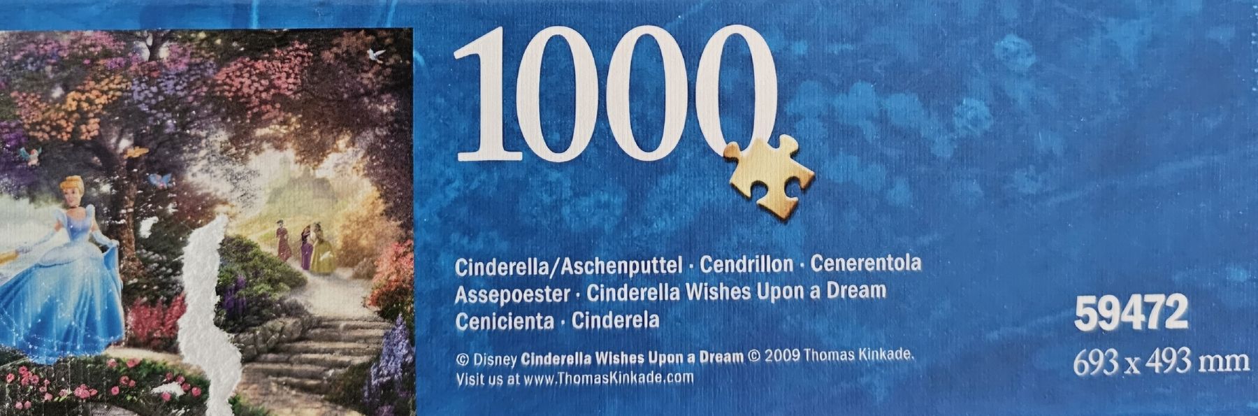 Puzzles: Schmidt Thomas Kinkade "Cinderella - Aschenputtel" 1000Teile – D'occasion à Bütschwil par Taranabo 2