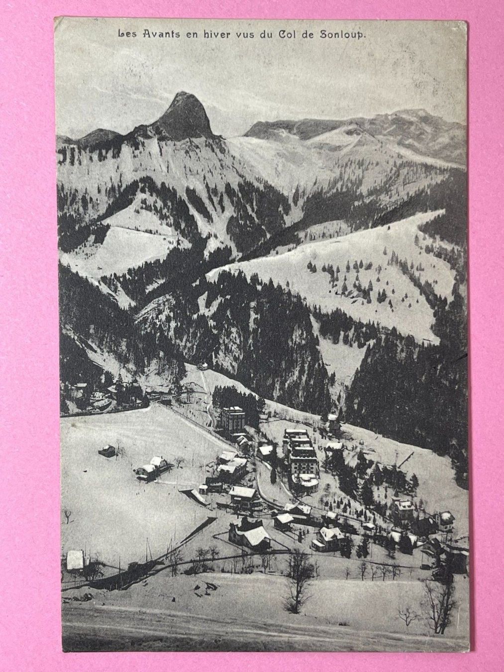 Cartoline postali: Les Avants en hiver - 1913 – Usato da Steg VS venduto da danwer74