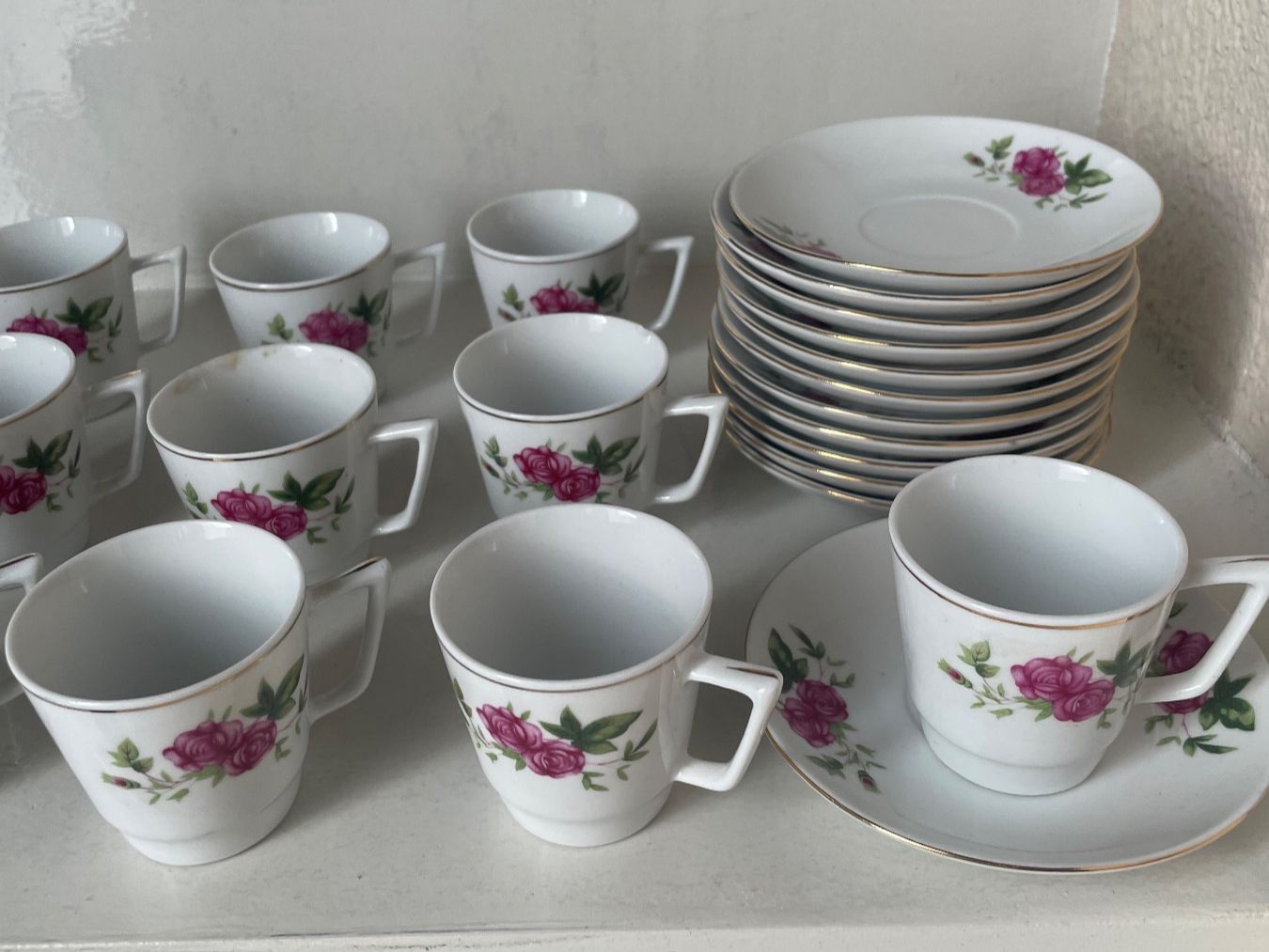 Tazze: 12 x Mokka Tassen - Vintage – Usato da Minusio venduto da Pink222