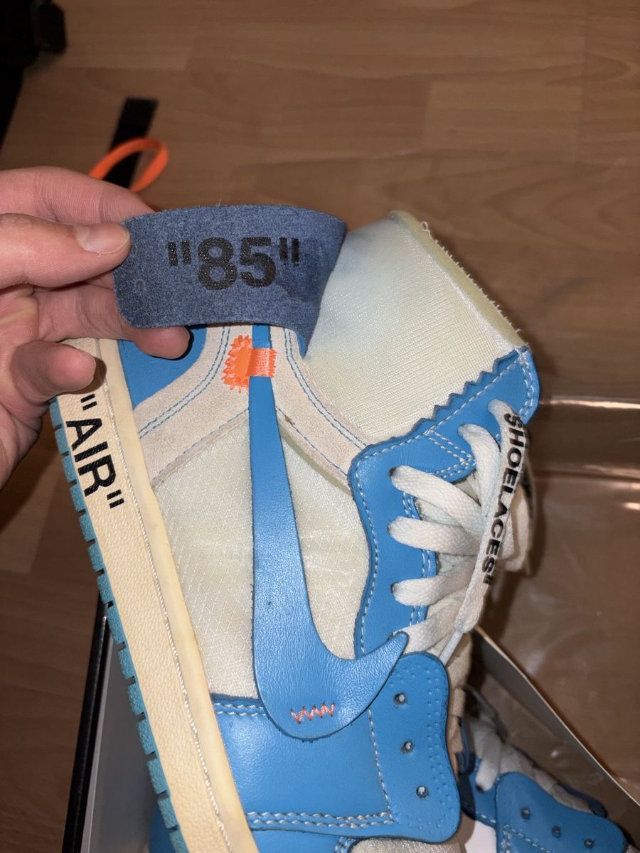 Jordan Scarpe da uomo: Nike Air Jordan 1 x Off White UNC – Usato da Bern venduto da Shamsinho 4
