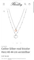 Rhomberg Collier Silber rosé (neu)