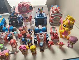 Paw Patrol Sammlung Lot Drache Chase Skye Rubbel Marshall