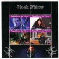 Block "Scarlett Johansson. Black Widow". Tschad