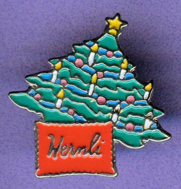 Placchette & Badge: Wernli  Weihnachtsbaum – Usato da Winterthur venduto da Sammleroase