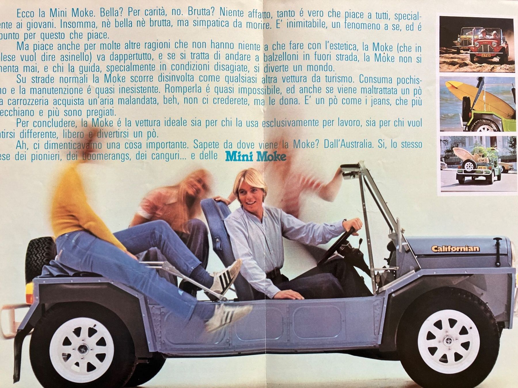 Mini Autos: Mini Moke - Original Prospekt – Neu (gemäss Beschreibung) aus Malans GR von Chueche427 1